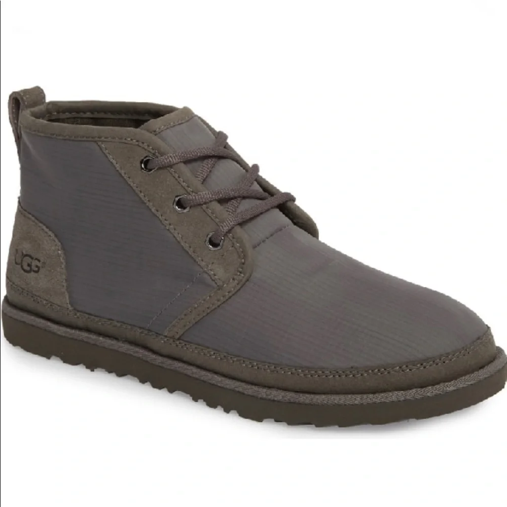 Ugg Neumel Ripstop Chukka Boot Grey Size 6‎